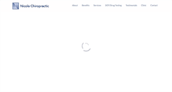 Desktop Screenshot of nicolachiropractic.com